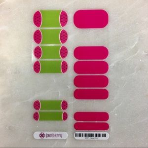 Jamberry Partials Watermelon & Haute Pink